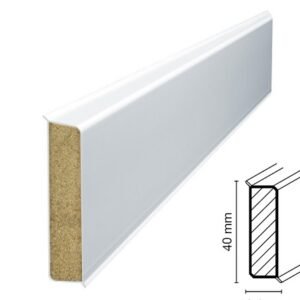 Podlahová lišta Cubu flex life 40 biela