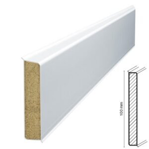 Lišta podlahová Cubu flex life 100 biela